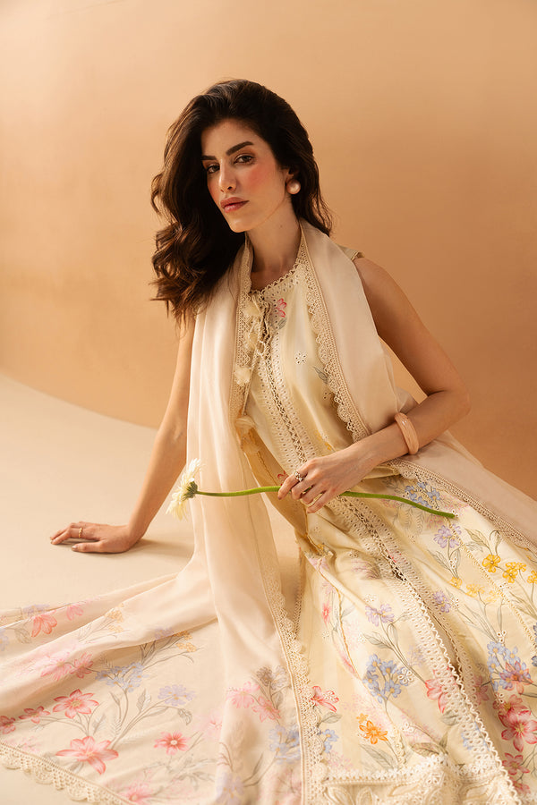 Afrozeh | The Haze 26 | Hazelen Yellow by Afrozeh - Designer Dress  - Type : Ladies Clothes - Available at Libayah - 100% Original 
