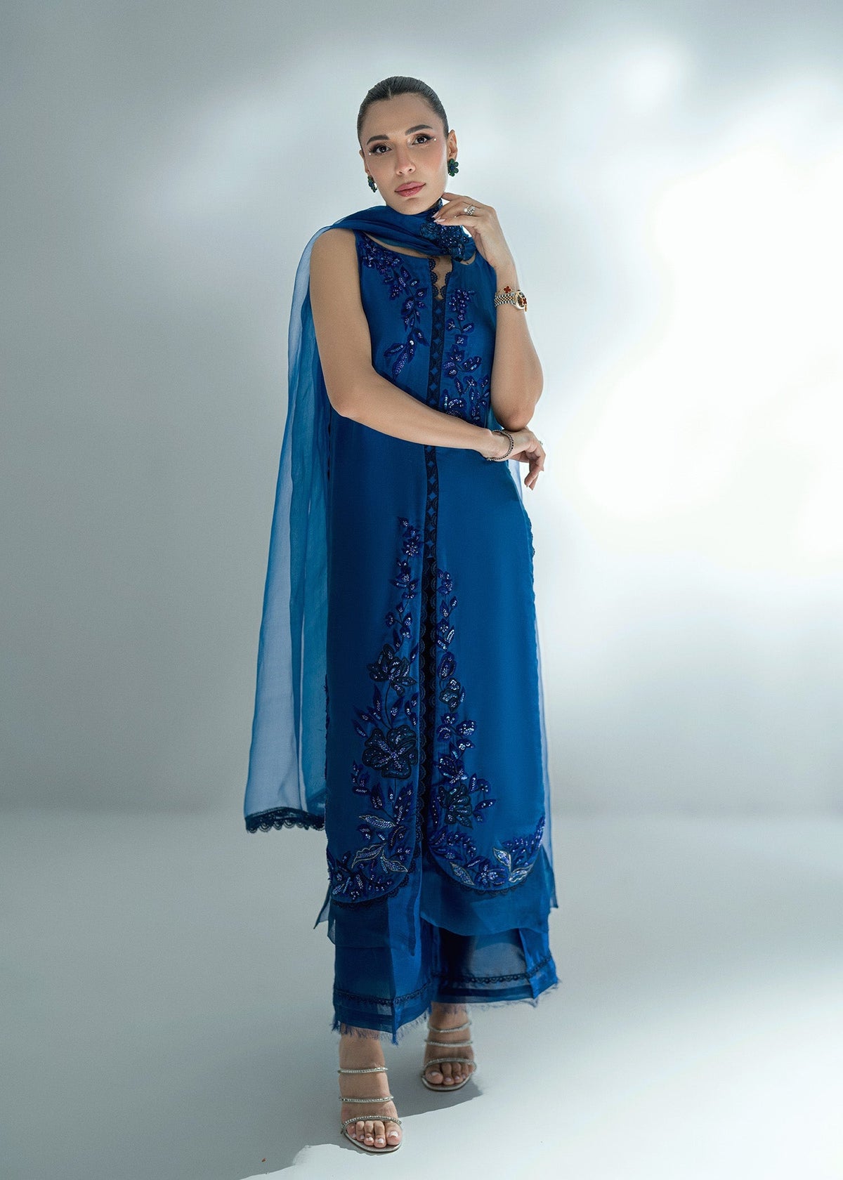 Umsha | Soiree De Rose | Celestial Veil by Umsha - Designer Dress  - Type : Ladies Clothes - Available at Libayah - 100% Original 
