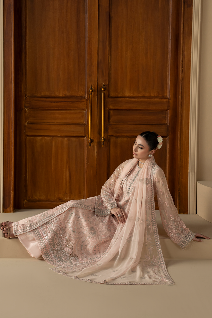 Lavish Premium | Purkashish Formals | Peach Elan by Lavish Premium - Designer Dress  - Type : Ladies Clothes - Available at Libayah - 100% Original 