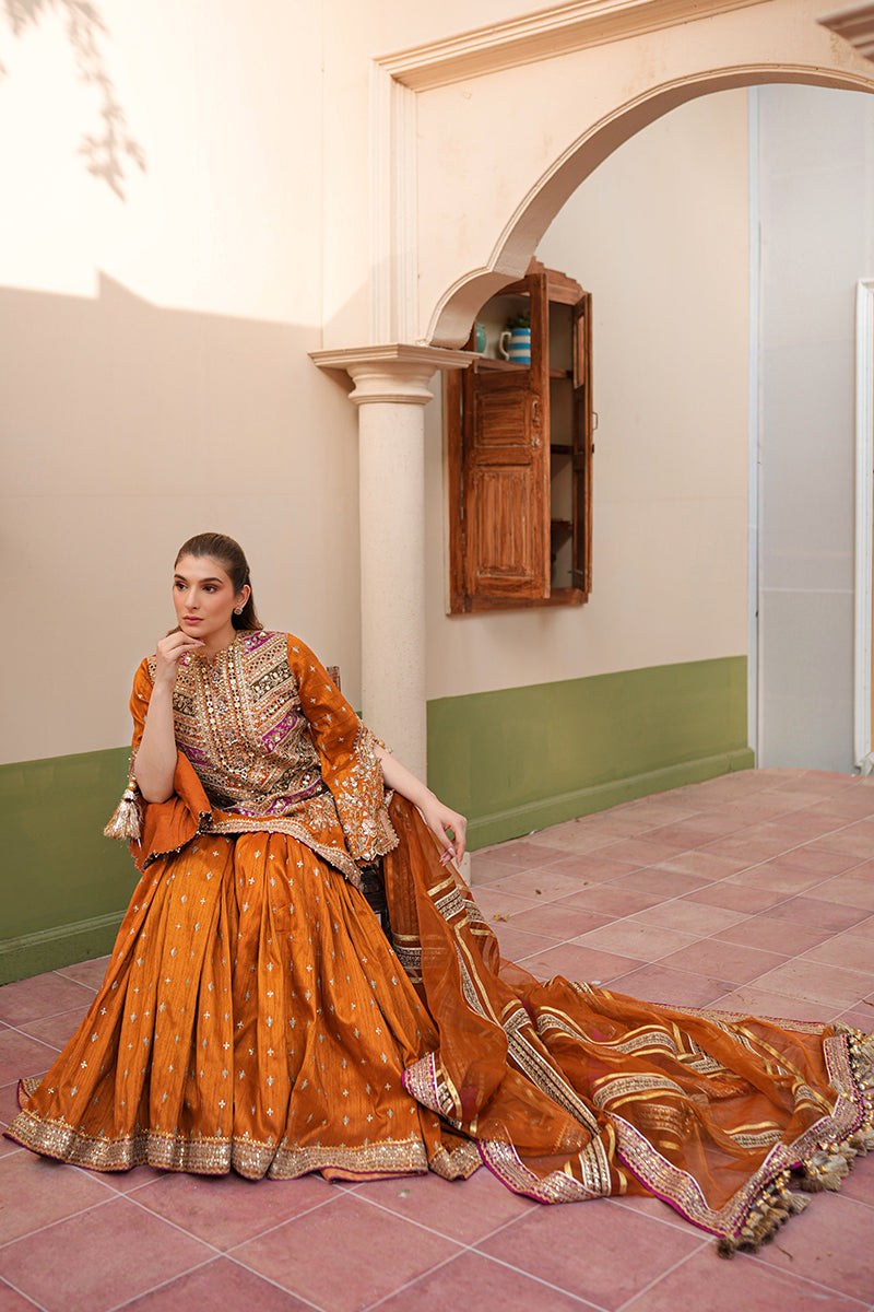 MNR | Zarlish Festive 25 | Zainab Reza in Ranjish by MNR - Designer Dress - Type : Ladies Clothes - Available at Libayah - 100% Original 