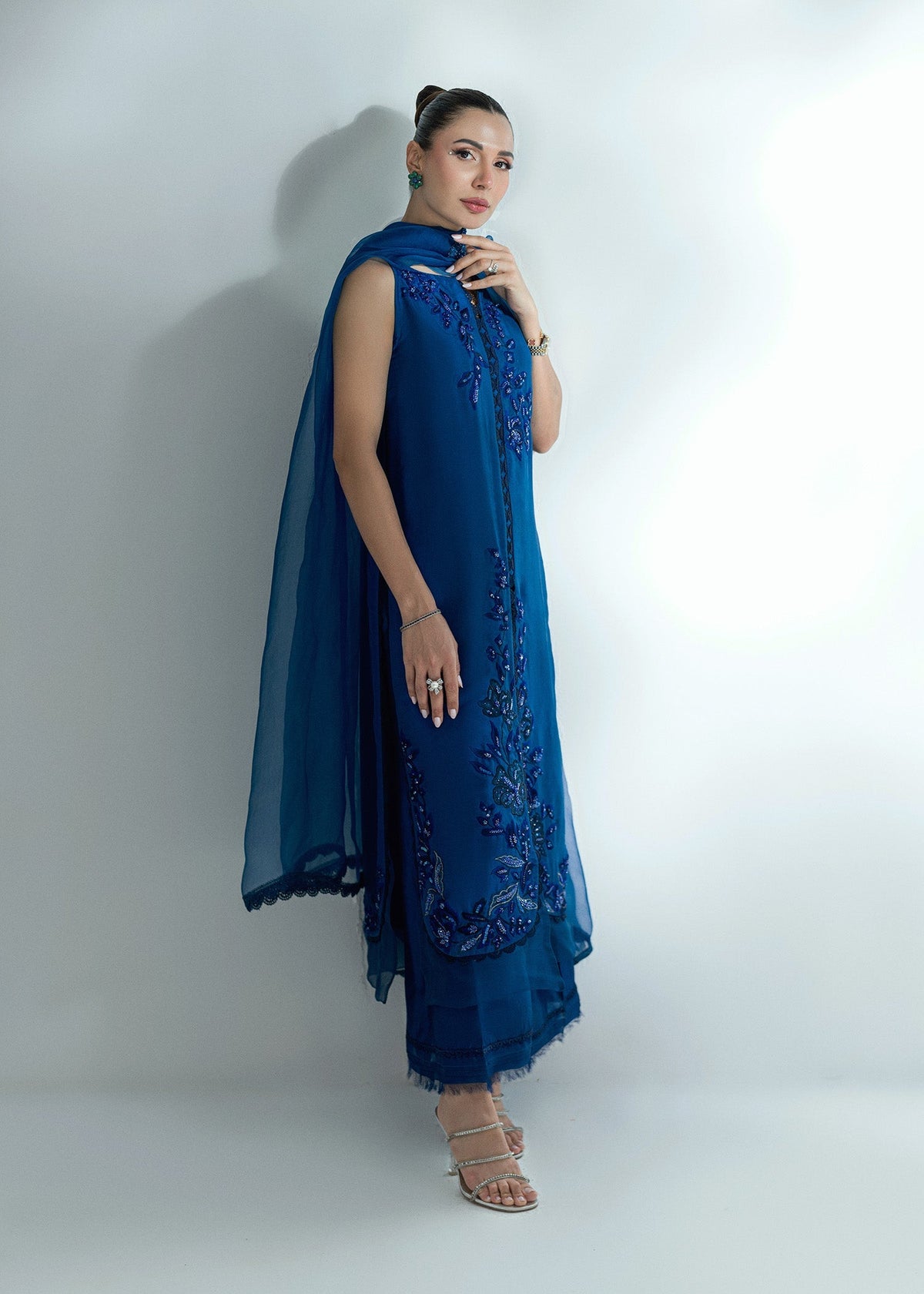 Umsha | Soiree De Rose | Celestial Veil by Umsha - Designer Dress  - Type : Ladies Clothes - Available at Libayah - 100% Original 