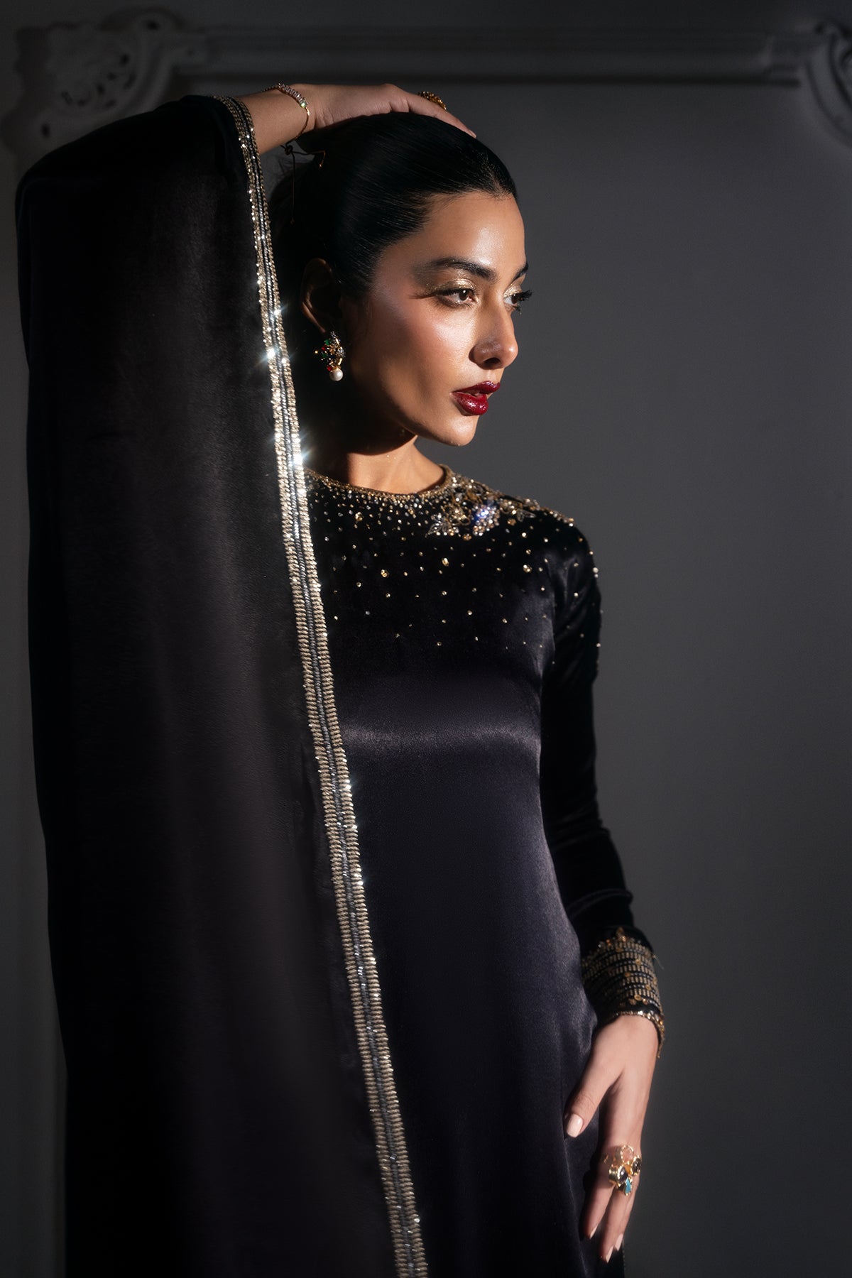 Mina Kashif | Emilie Formals | Estilo by Mina Kashif - Designer Dress - Type : Formal Dress - Available at Libayah - 100% Original