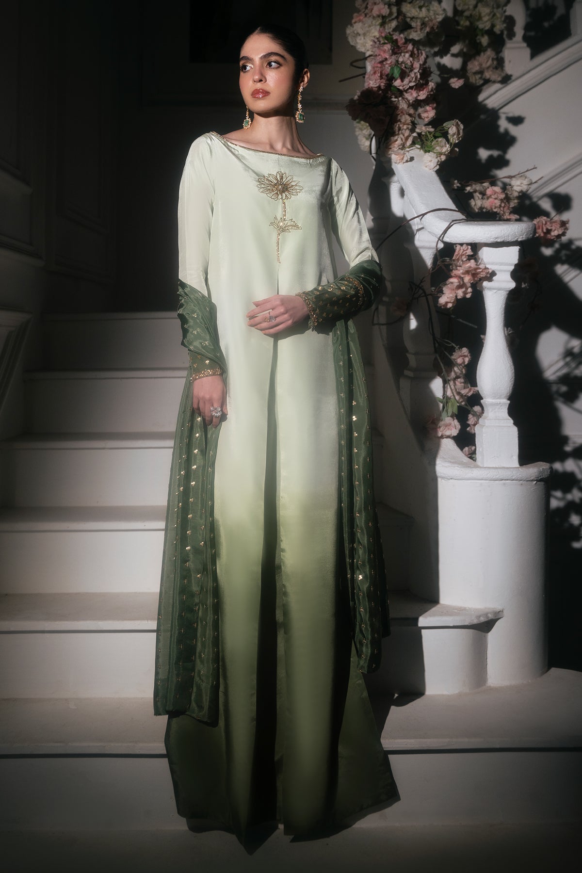 Mina Kashif | Emilie Formals | Floret by Mina Kashif - Designer Dress - Type : Formal Dress - Available at Libayah - 100% Original