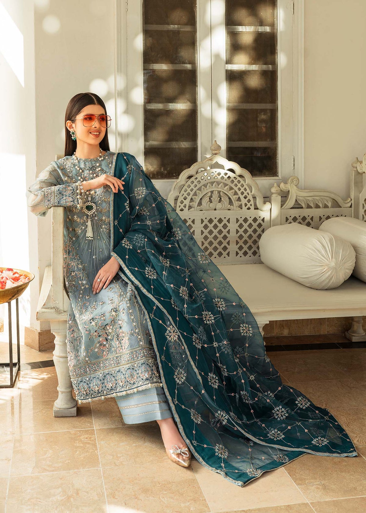 Shurooq | Zara Edit 24 | Neelum by Shurooq - Designer Dress - Type: Ladies Clothes - Available at Libayah - 100% Original