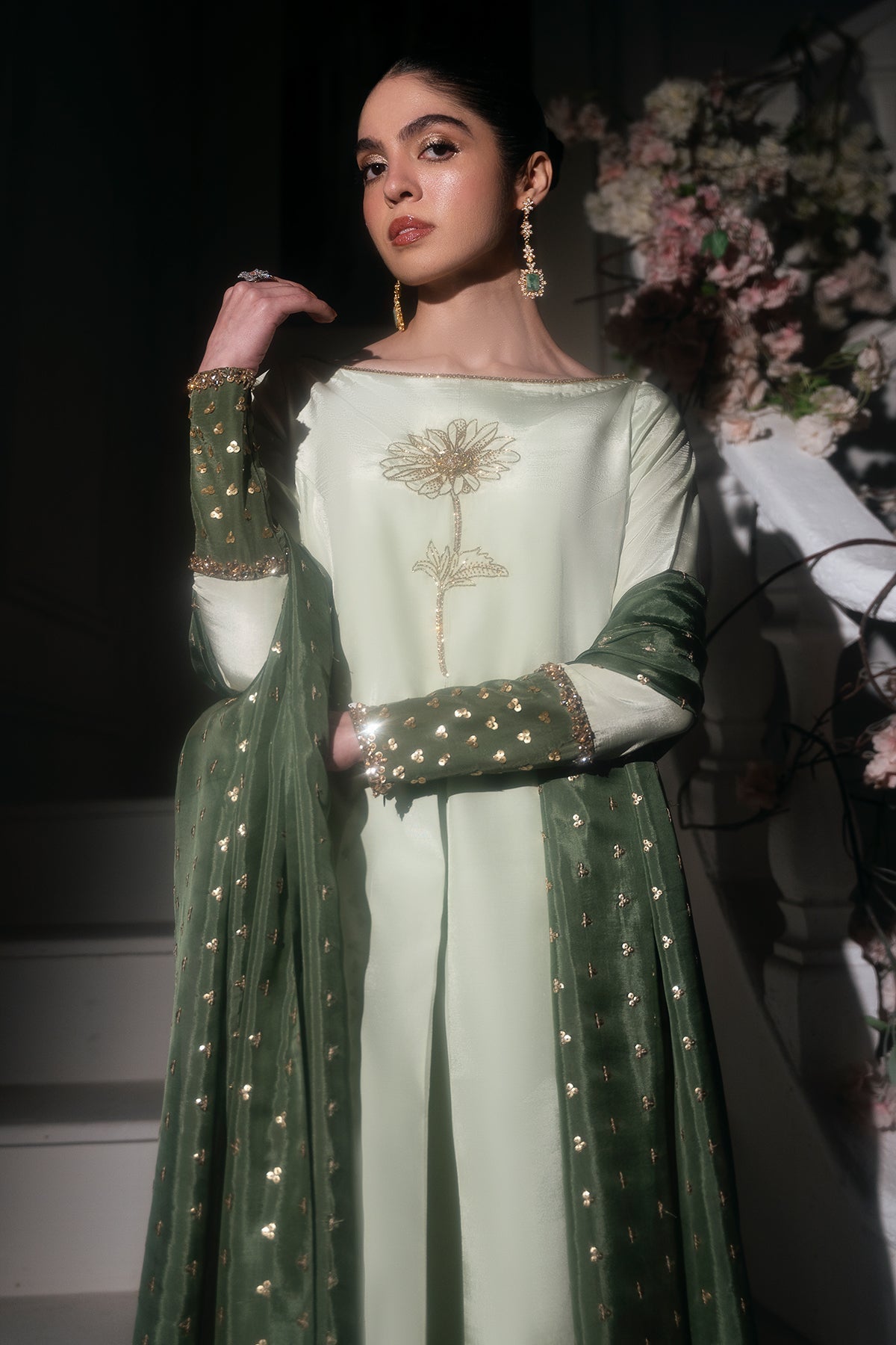 Mina Kashif | Emilie Formals | Floret by Mina Kashif - Designer Dress - Type : Formal Dress - Available at Libayah - 100% Original