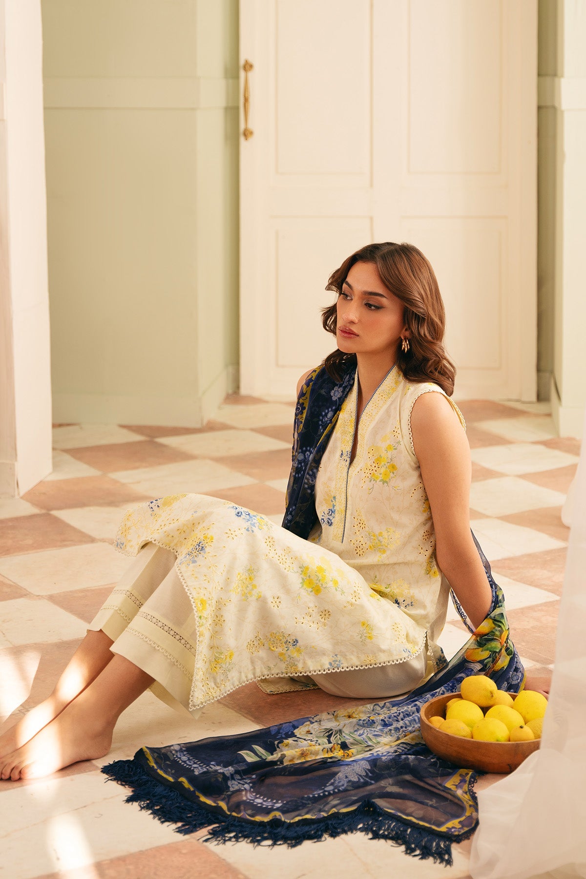 Sahar | Festive Edit | Mediterranean Muse by Sahar - Designer Dress - Type: Ladies Clothes - Available at Libayah - 100% Original