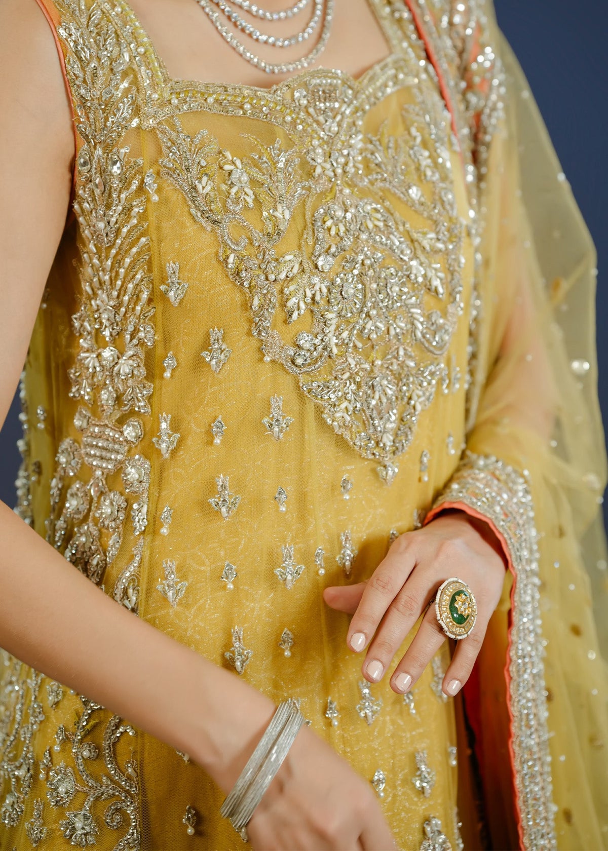 Mahgul | Aleah Formals | Mahnum by Mahgul - Designer Dress - Type: Ladies Clothes - Available at Libayah - 100% Original