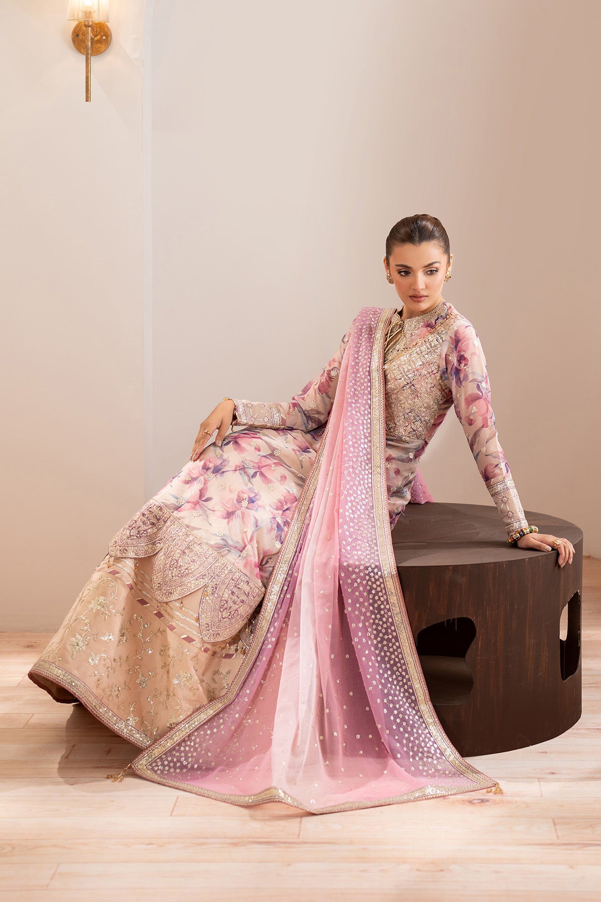 Alizeh | Fleur Chiffon |  AF-CH-2193-Dina by Alizeh - Designer Dress  - Type : Ladies Clothes - Available at Libayah - 100% Original 