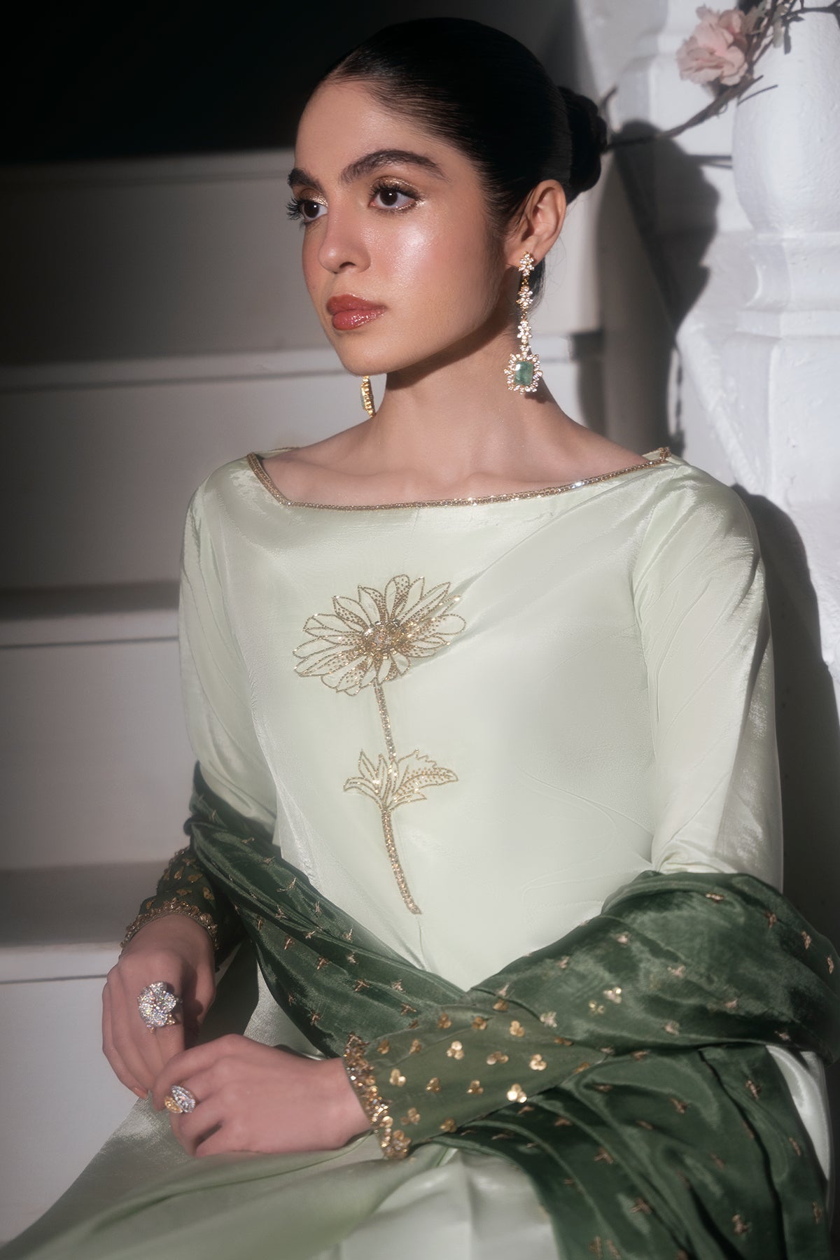 Mina Kashif | Emilie Formals | Floret by Mina Kashif - Designer Dress - Type : Formal Dress - Available at Libayah - 100% Original