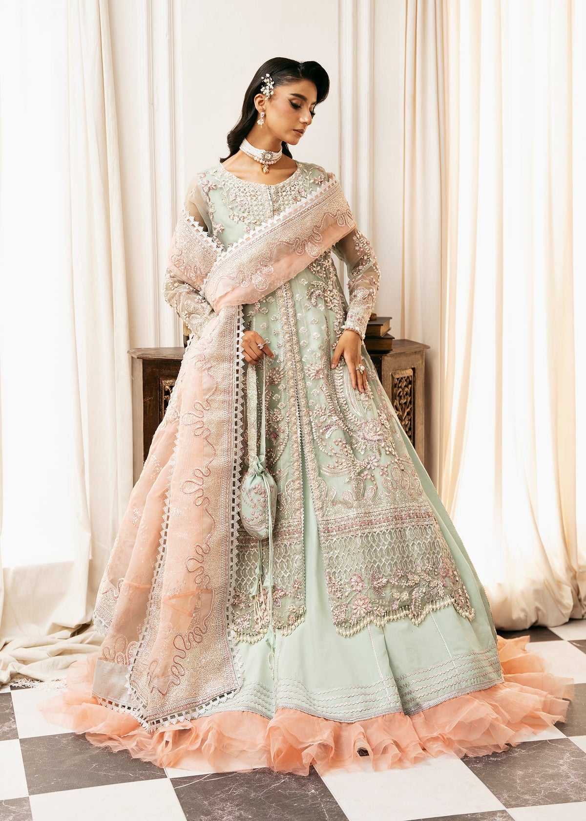 Inayat | Festive Formals | TEEL-TALE by Inayat - Designer Dress  - Type : Ladies Clothes - Available at Libayah - 100% Original 