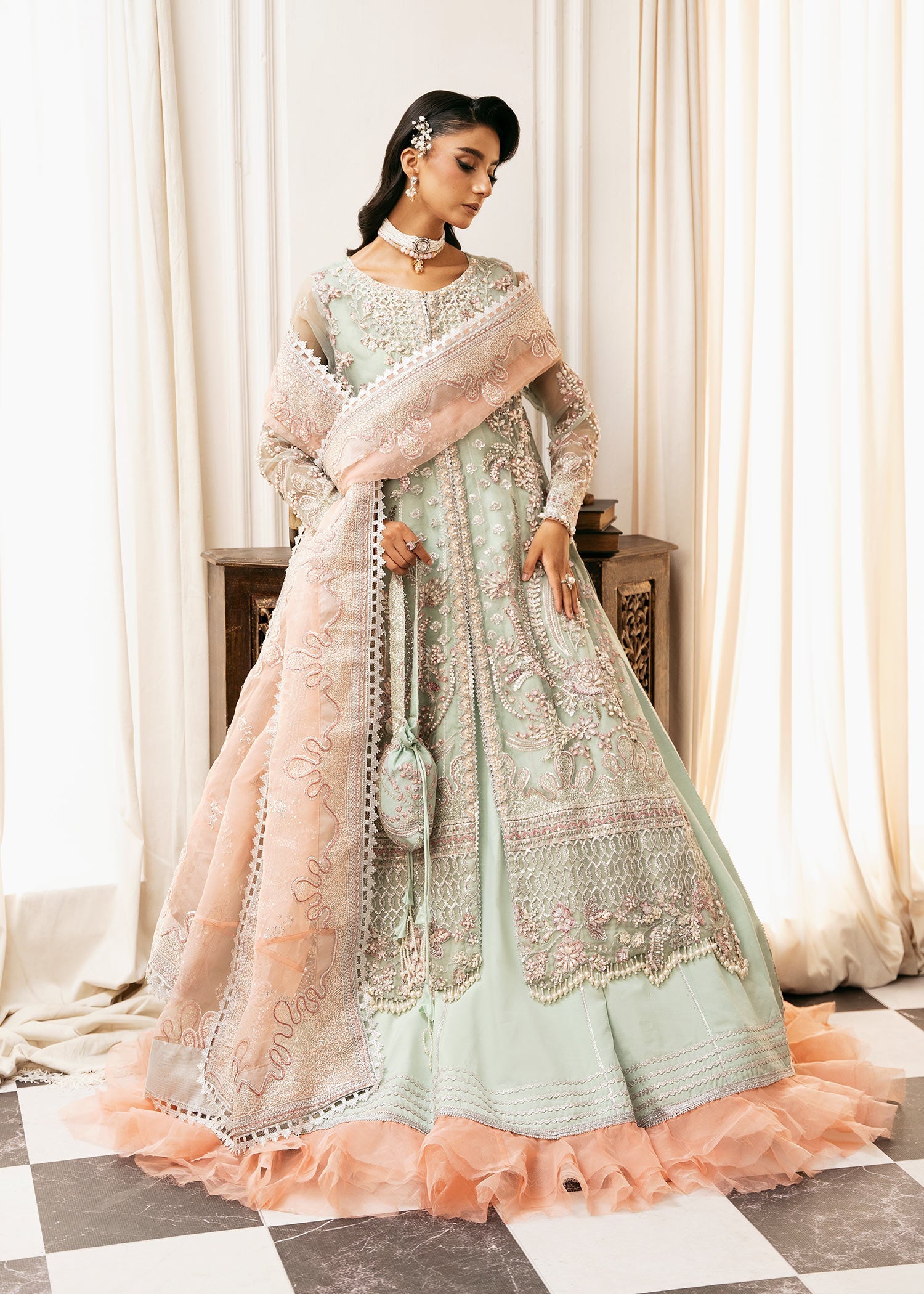 Inayat | Festive Formals | TEEL-TALE by Inayat - Designer Dress  - Type : Ladies Clothes - Available at Libayah - 100% Original 