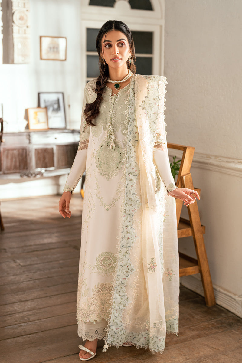 Qalamkar | Luxury Lawn Eid Edit | SB-10 Nadia by Qalamkar - Designer Dress - Type: Ladies Clothes - Available at Libayah - 100% Original