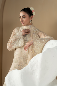 Lavish Premium | Purkashish Formals | Pearl Ivory by Lavish Premium - Designer Dress  - Type : Ladies Clothes - Available at Libayah - 100% Original 
