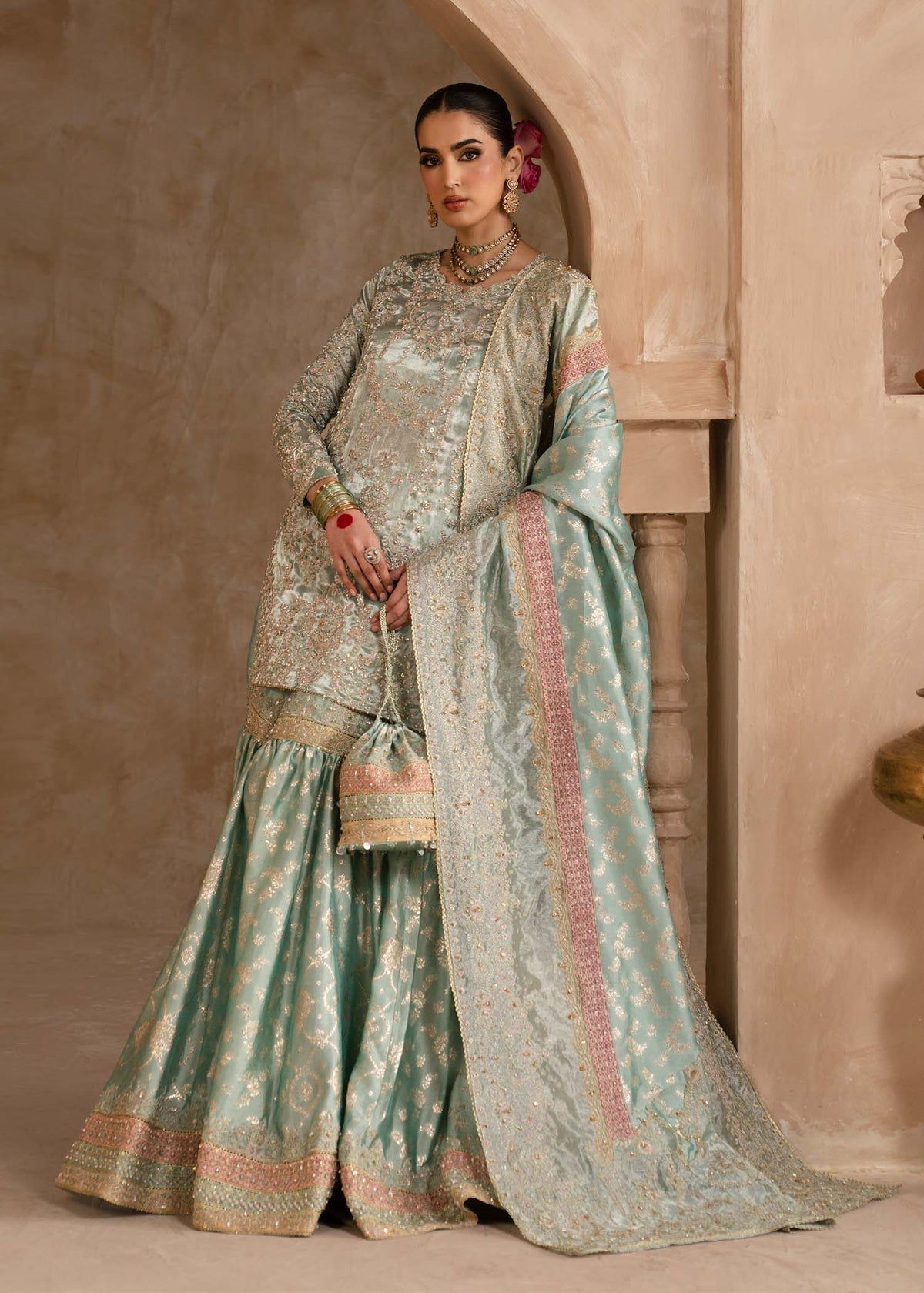 Kanwal Malik | Shehnai Luxury Pret 26 | Gulrukh by Kanwal Malik - Designer Dress  - Type : Ladies Clothes - Available at Libayah - 100% Original 