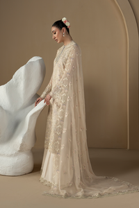 Lavish Premium | Purkashish Formals | Pearl Ivory by Lavish Premium - Designer Dress  - Type : Ladies Clothes - Available at Libayah - 100% Original 