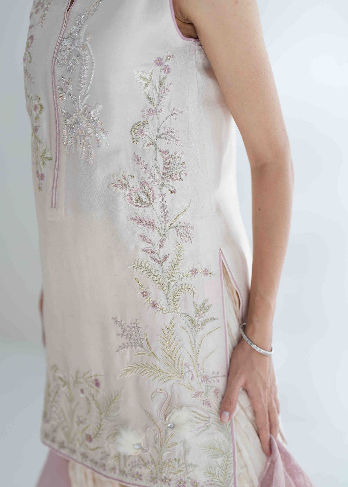 Umsha | Soiree De Rose | Ivory Ember by Umsha - Designer Dress  - Type : Ladies Clothes - Available at Libayah - 100% Original 