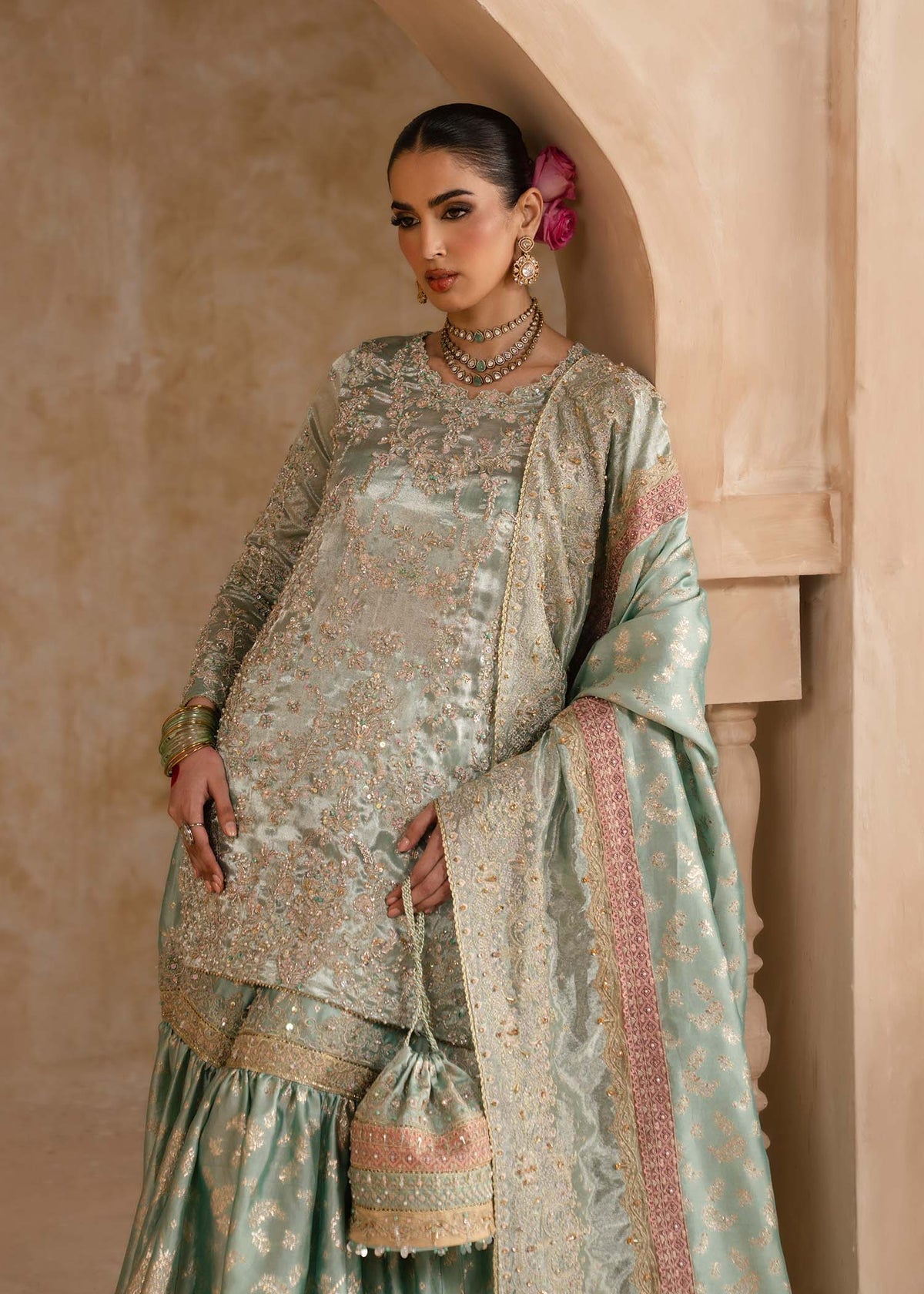 Kanwal Malik | Shehnai Luxury Pret 26 | Gulrukh by Kanwal Malik - Designer Dress  - Type : Ladies Clothes - Available at Libayah - 100% Original 