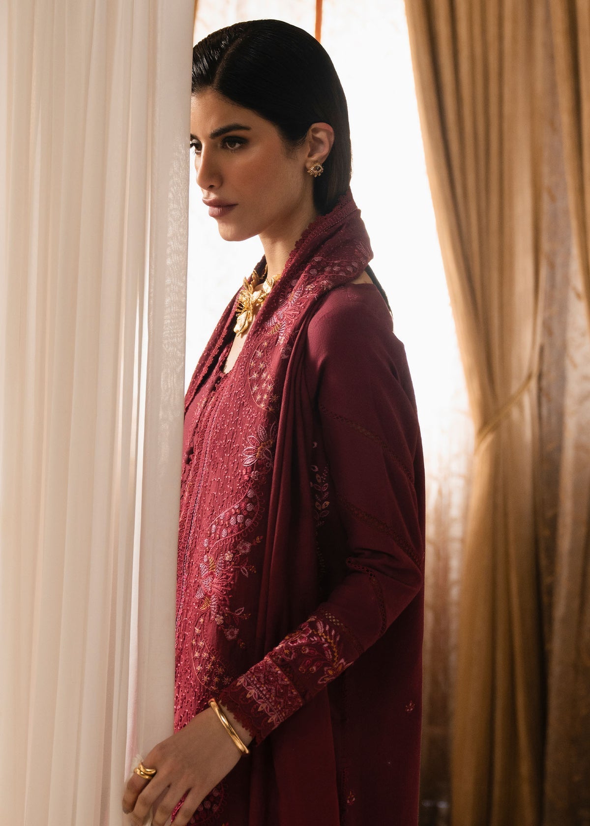 Kanwal Malik | Gulana Winter 25 | Gulerana by Kanwal Malik - Designer Dress  - Type : Ladies Clothes - Available at Libayah - 100% Original 