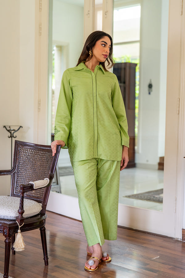Sahar | Pre Essential Emb Edit | Celadon bliss by Sahar - Designer Dress  - Type : Ladies Clothes - Available at Libayah - 100% Original 