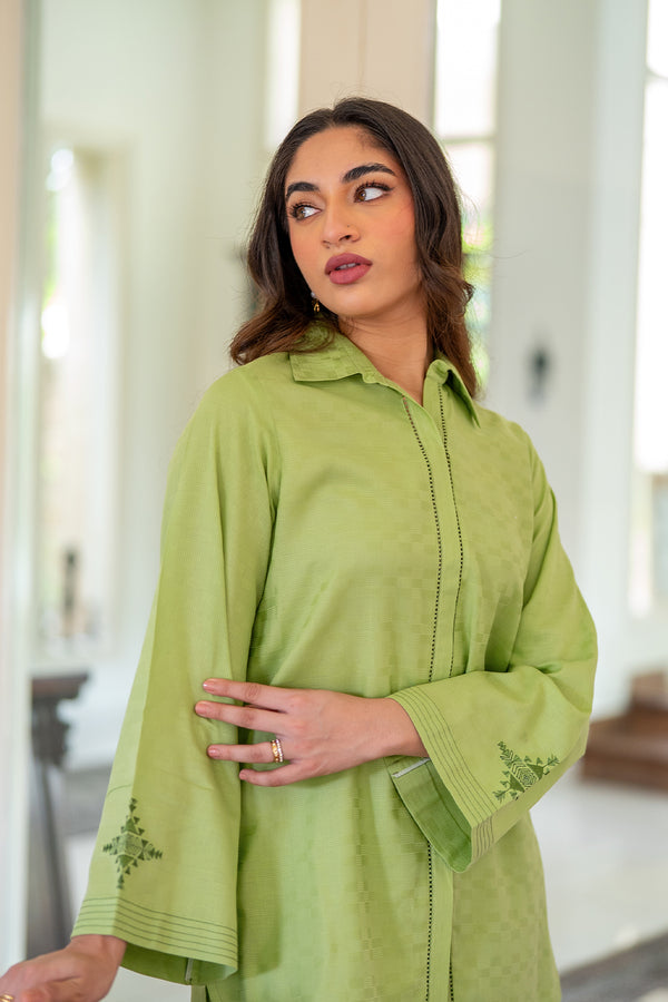 Sahar | Pre Essential Emb Edit | Celadon bliss by Sahar - Designer Dress  - Type : Ladies Clothes - Available at Libayah - 100% Original 