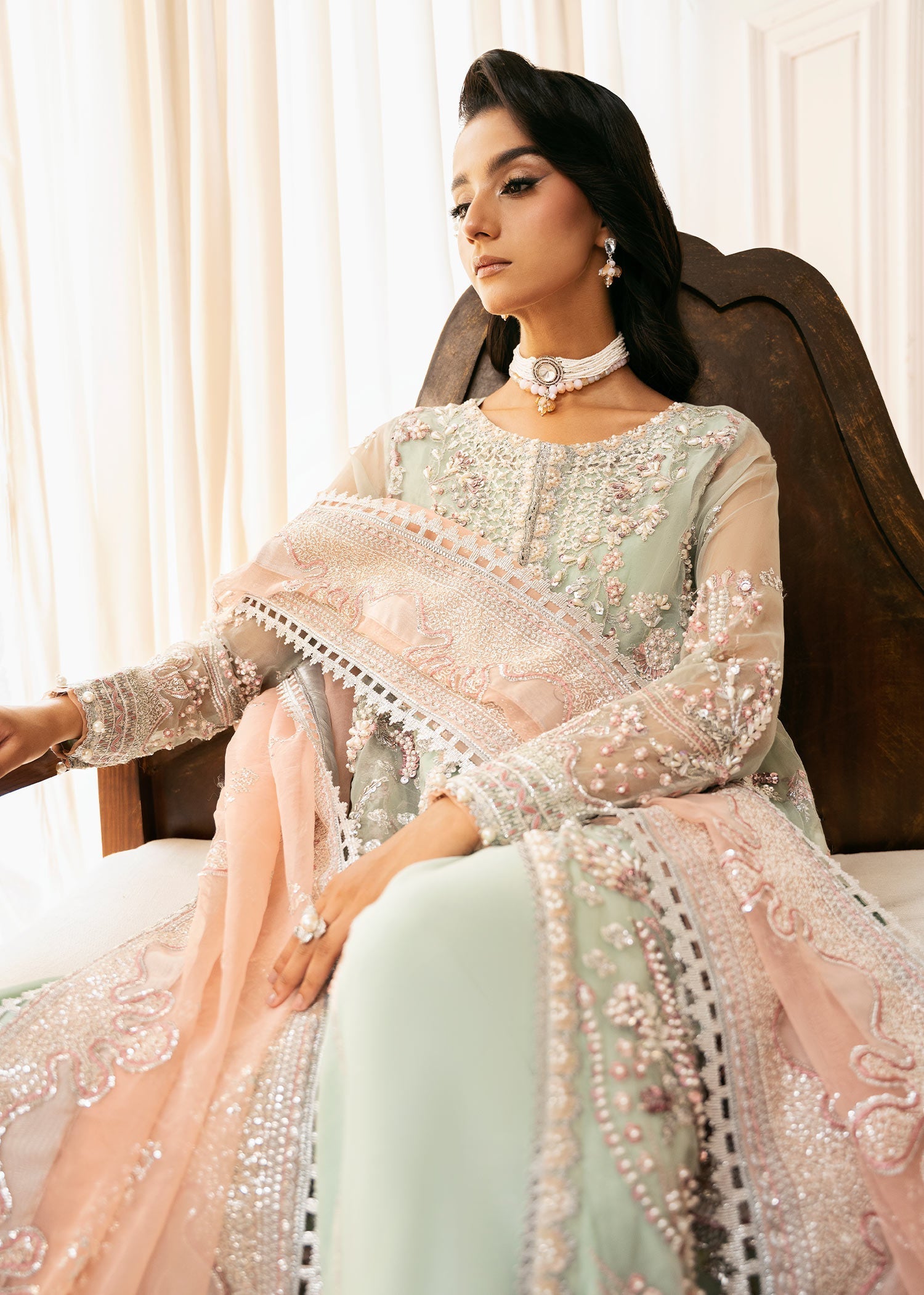 Inayat | Festive Formals | TEEL-TALE by Inayat - Designer Dress  - Type : Ladies Clothes - Available at Libayah - 100% Original 
