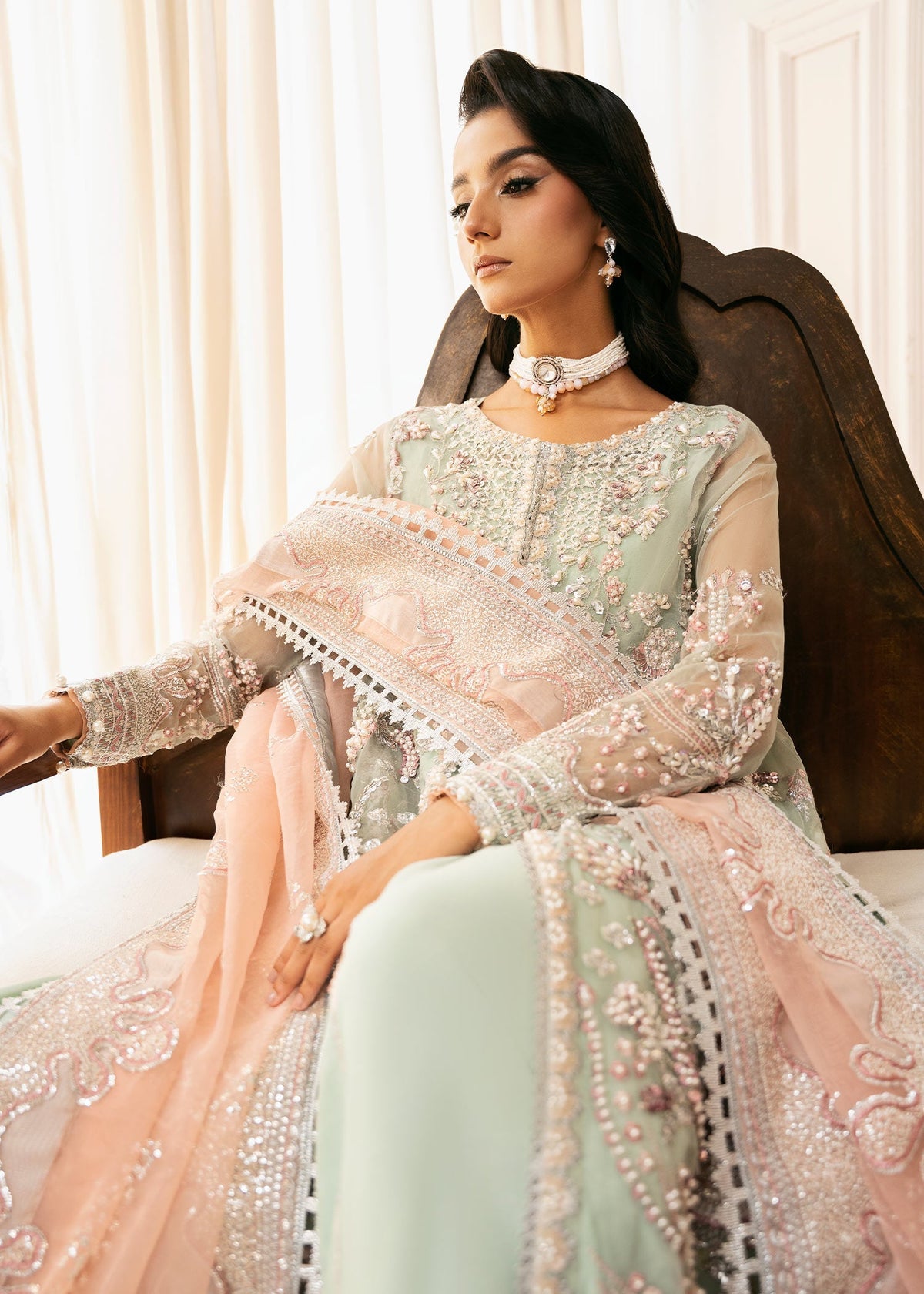 Inayat | Festive Formals | TEEL-TALE by Inayat - Designer Dress  - Type : Ladies Clothes - Available at Libayah - 100% Original 