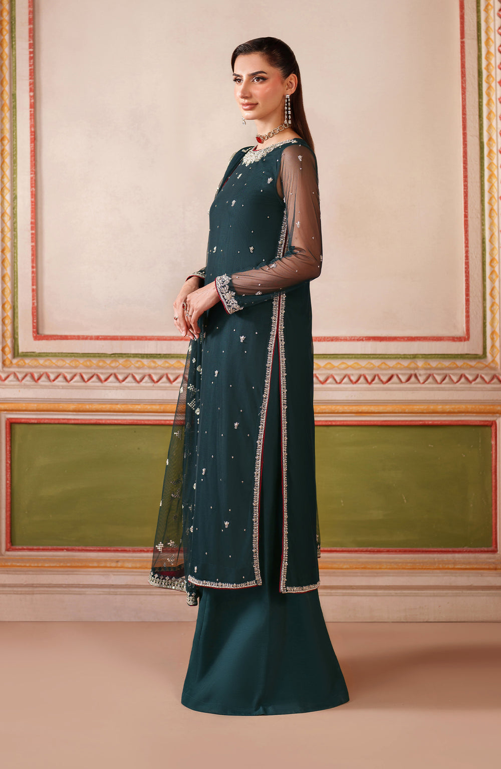 Zarif | Falesia Formals | UNST-HF-02 SHENAAR by Zarif - Designer Dress  - Type : Ladies Clothes - Available at Libayah - 100% Original 