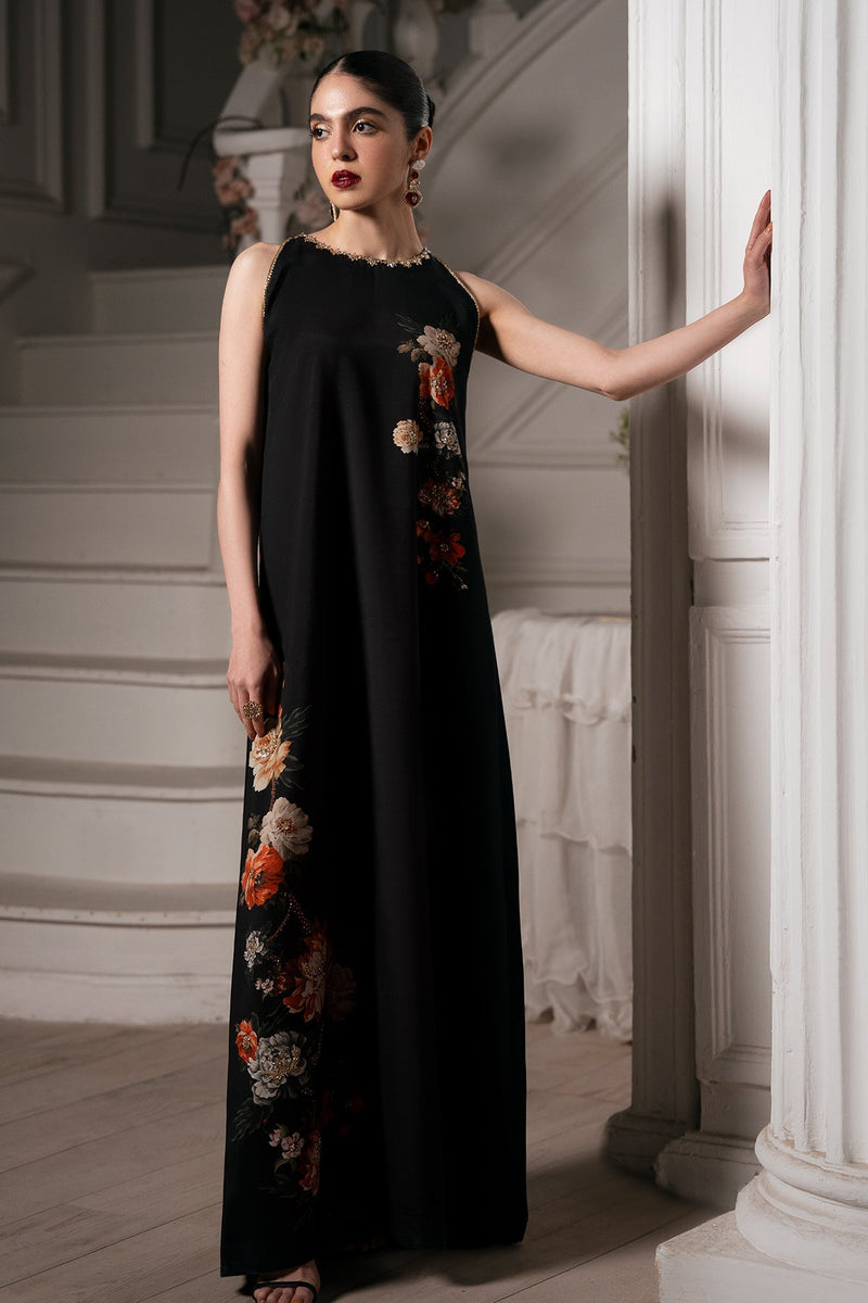 Mina Kashif | Emilie Formals | Koya (Black) by Mina Kashif - Designer Dress - Type : Formal Dress - Available at Libayah - 100% Original