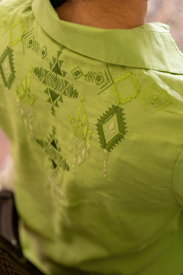 Sahar | Pre Essential Emb Edit | Celadon bliss by Sahar - Designer Dress  - Type : Ladies Clothes - Available at Libayah - 100% Original 