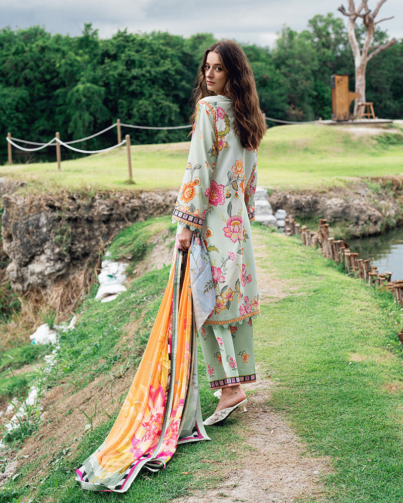 Roheenaz | Garden Veal Printed Lawn 25 | Crimson Whisper by Roheenaz - Designer Dress - Type: Ladies Clothes - Available at Libayah - 100% Original
