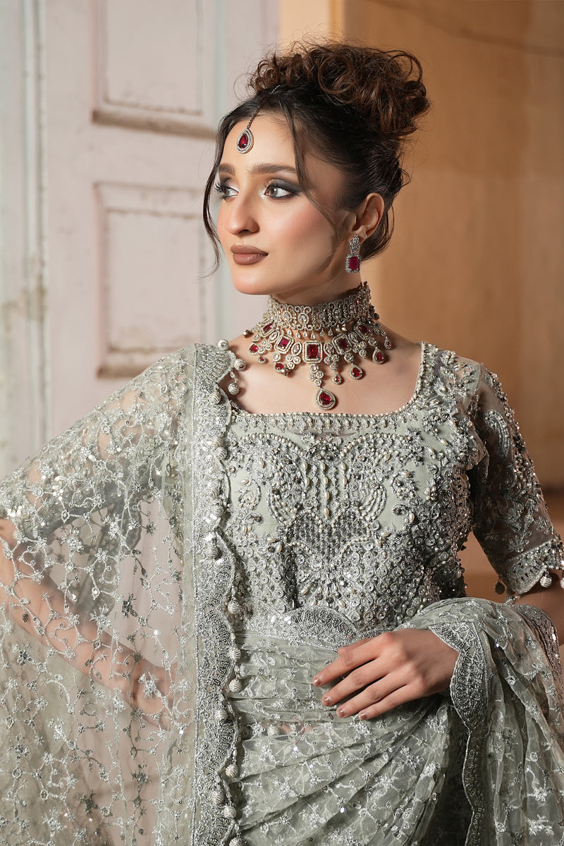 Maryams | Zeenat Luxury Formals | Graceful Embellishments - Z-04 by Maryams - Designer Dress - Type: Ladies Clothes - Available at Libayah - 100% Original