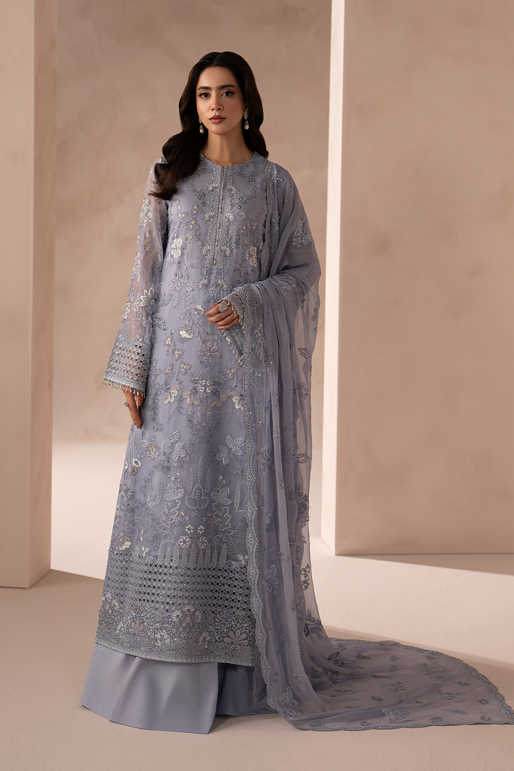Lavish Premium | Izhare Muhabbat | Grey Elegance by Lavish Premium - Designer Dress  - Type : Ladies Clothes - Available at Libayah - 100% Original 