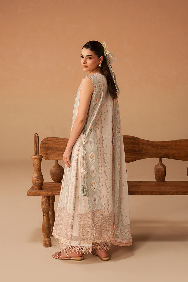 Afrozeh | The Haze 26 | Sunnival Ivory by Afrozeh - Designer Dress  - Type : Ladies Clothes - Available at Libayah - 100% Original 