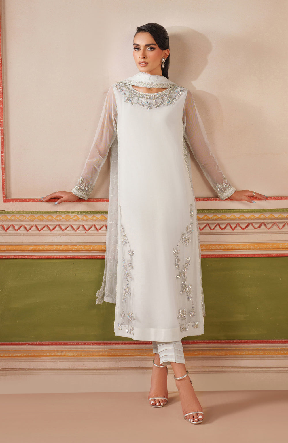 Zarif | Falesia Formals | UNST-HF-03 ROOMAY by Zarif - Designer Dress  - Type : Ladies Clothes - Available at Libayah - 100% Original 