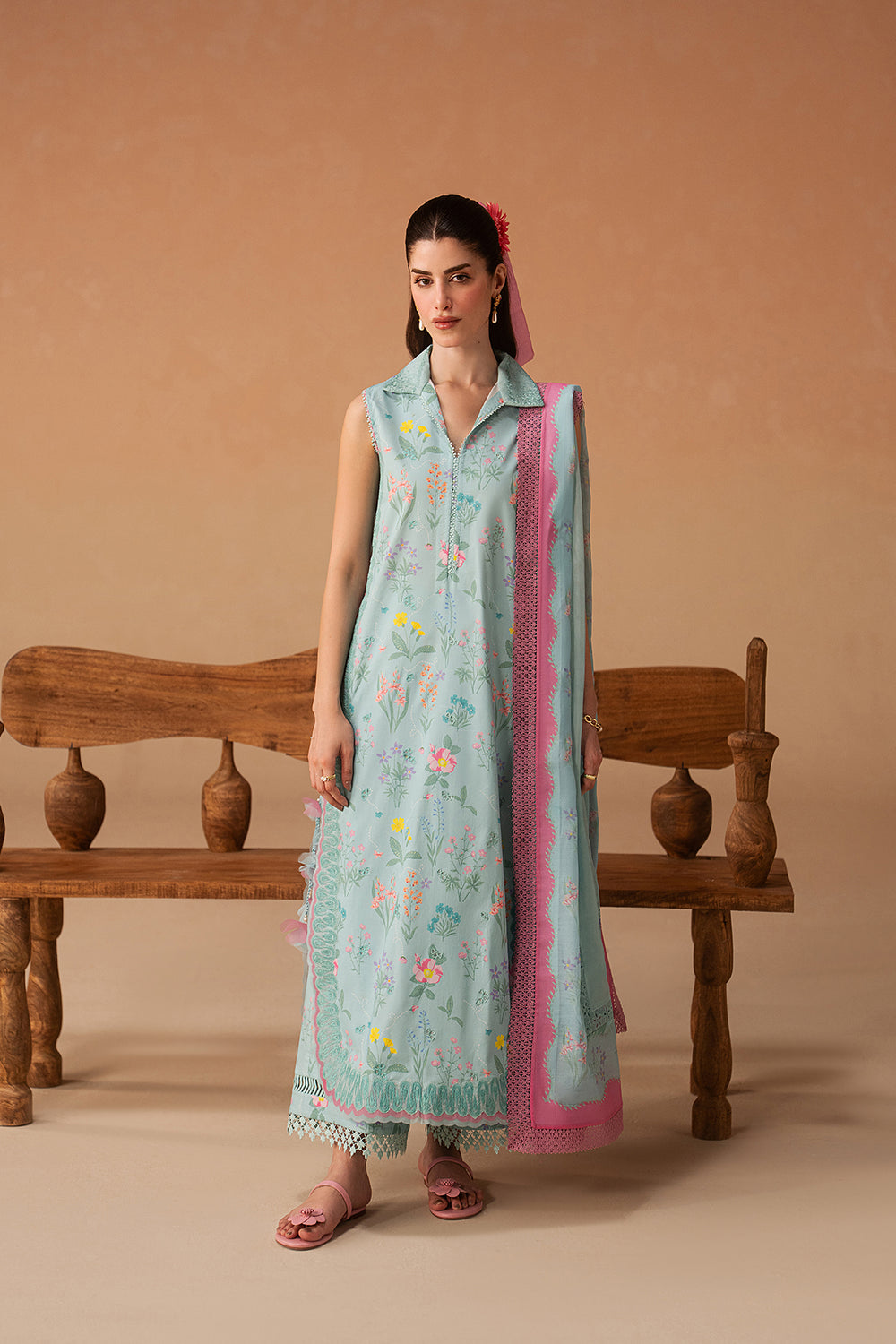 Afrozeh | The Haze 26 | Sunlaced Plum by Afrozeh - Designer Dress  - Type : Ladies Clothes - Available at Libayah - 100% Original 