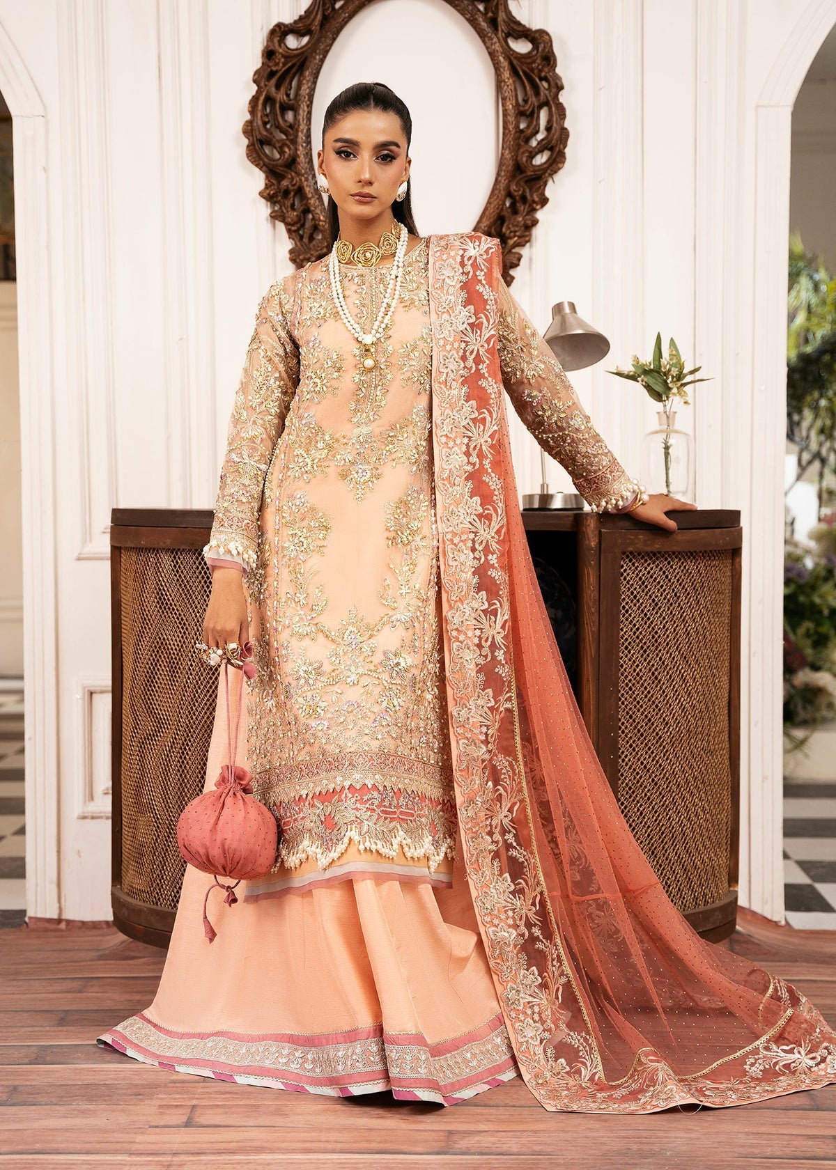 Inayat | Festive Formals |SUN-KISSED by Inayat - Designer Dress  - Type : Ladies Clothes - Available at Libayah - 100% Original 