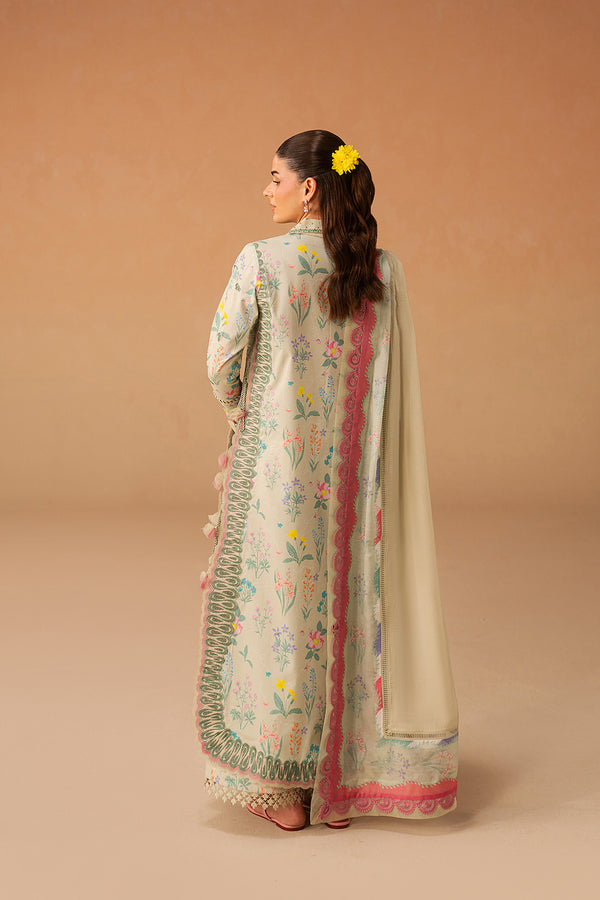 Afrozeh | The Haze 26 | Sunlaced Green by Afrozeh - Designer Dress  - Type : Ladies Clothes - Available at Libayah - 100% Original 