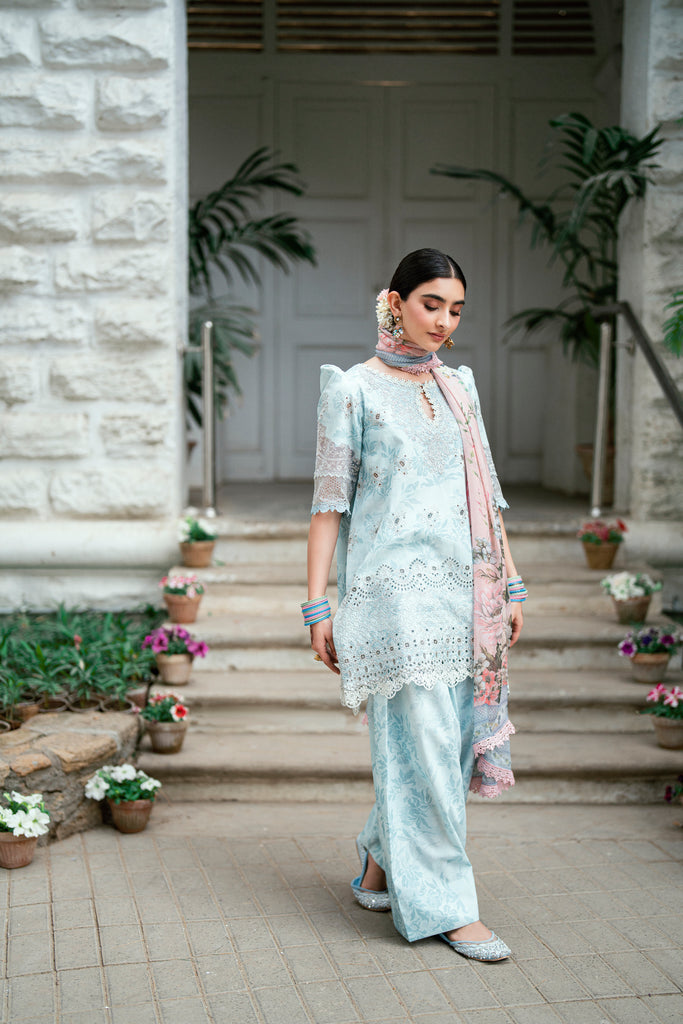 Florent | Eid Edits Luxury Lawn | FEE-7 by Florent - Designer Dress - Type: Ladies Clothes - Available at Libayah - 100% Original