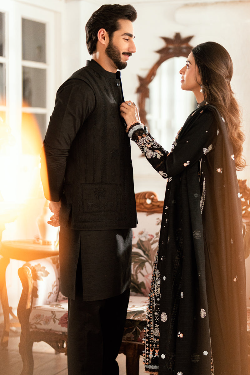 Qalamkar | Luxury Lawn Eid Edit | SB-03 Misha by Qalamkar - Designer Dress - Type: Ladies Clothes - Available at Libayah - 100% Original