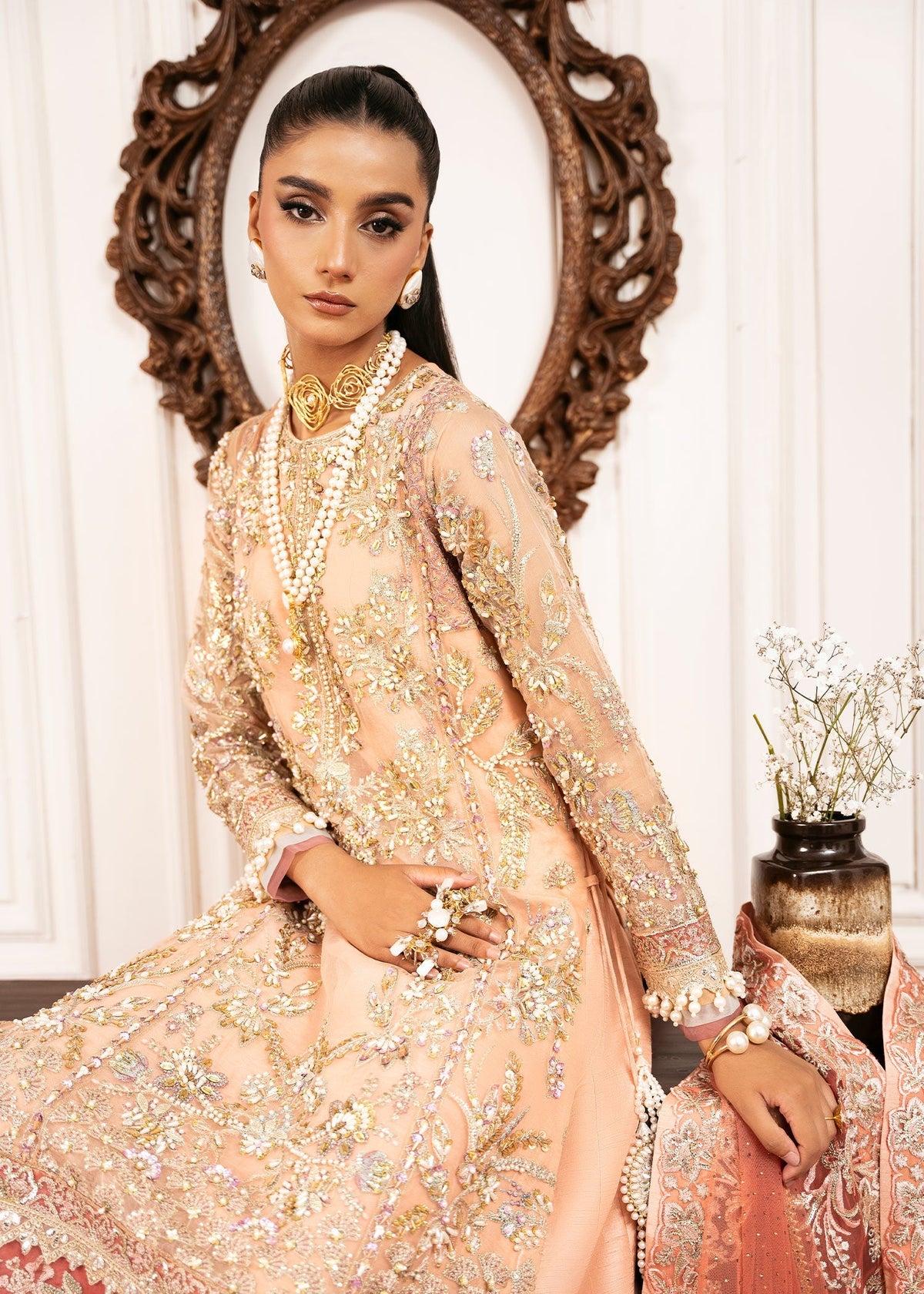Inayat | Festive Formals |SUN-KISSED by Inayat - Designer Dress  - Type : Ladies Clothes - Available at Libayah - 100% Original 