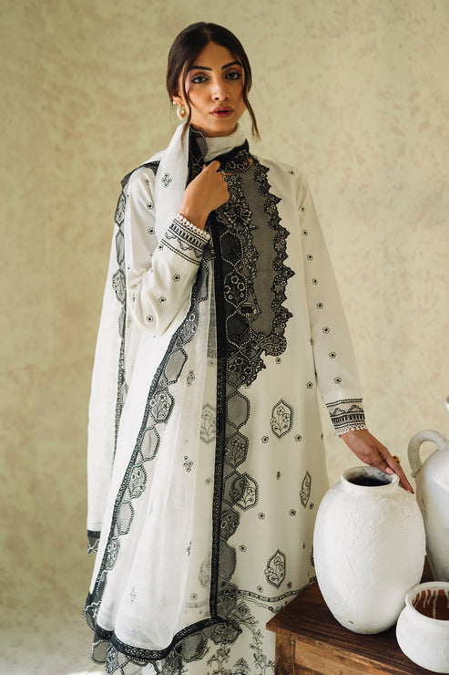 Neeshay | Monochrome Lawn | Lueur by Neeshay - Designer Dress - Type: Ladies Clothes - Available at Libayah - 100% Original