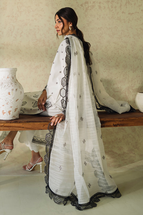 Neeshay | Monochrome Lawn | Lueur by Neeshay - Designer Dress - Type: Ladies Clothes - Available at Libayah - 100% Original