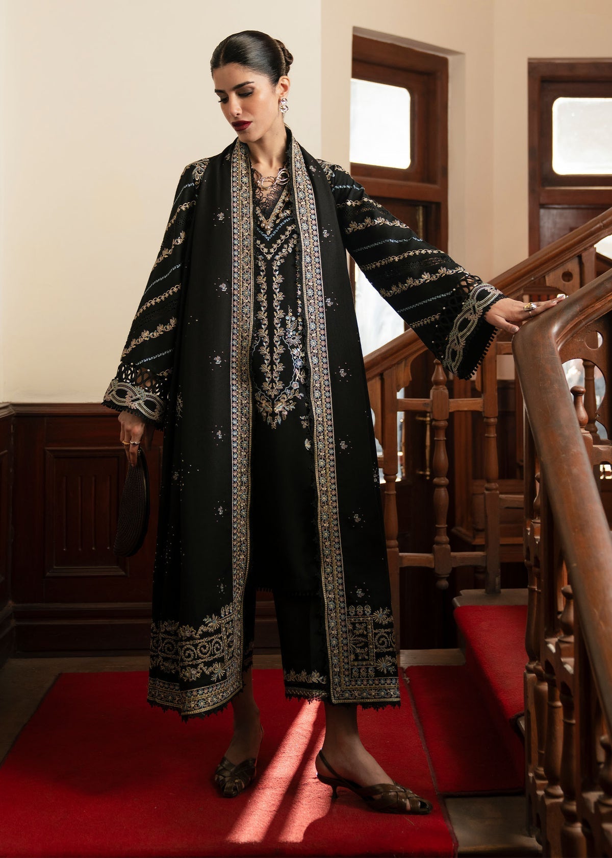 Kanwal Malik | Gulana Winter 25 | Malala by Kanwal Malik - Designer Dress  - Type : Ladies Clothes - Available at Libayah - 100% Original 