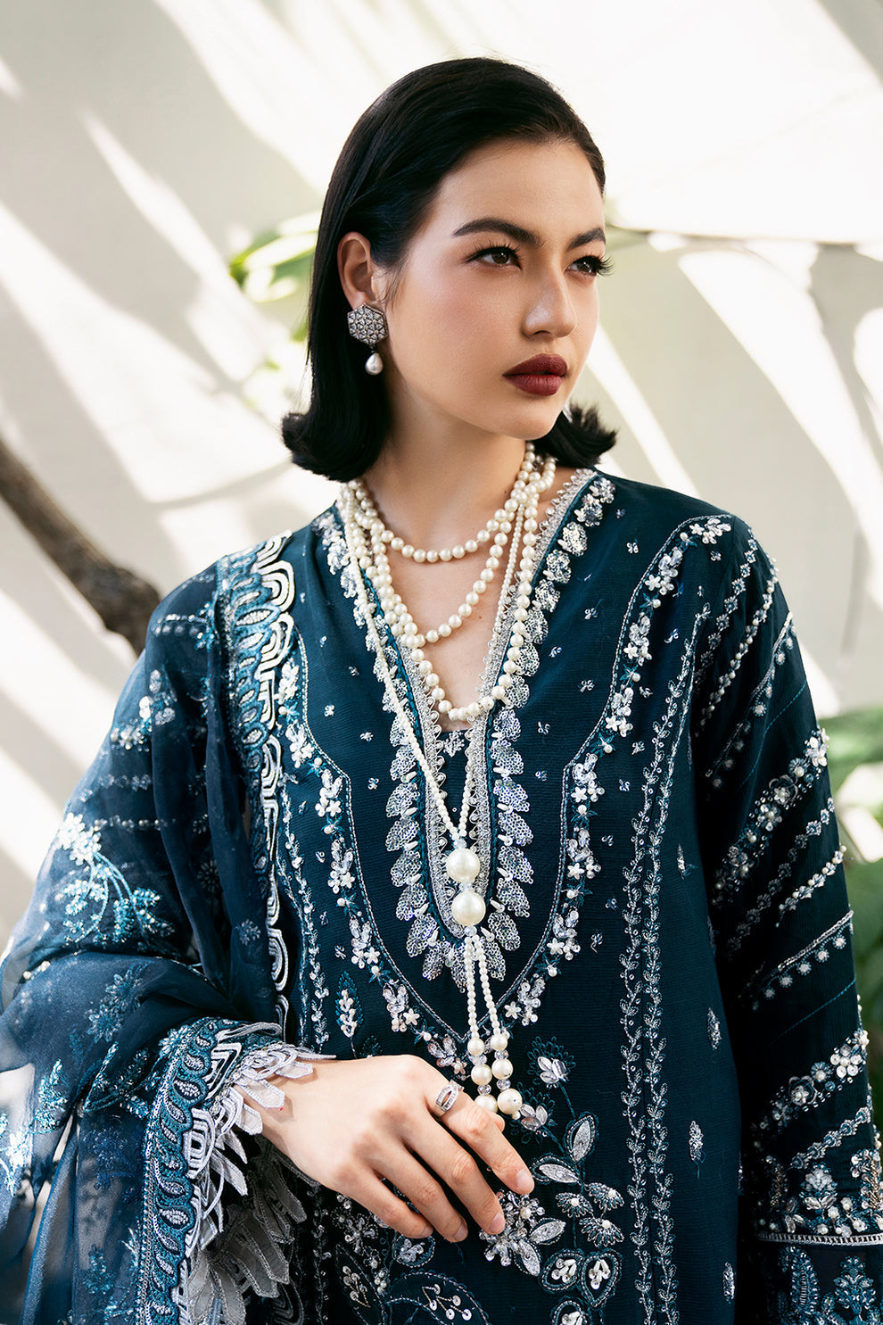 Saad Shaikh | Fleurie Vol 2 | Belle by Saad Shaikh - Designer Dress - Type: Ladies Clothes - Available at Libayah - 100% Original