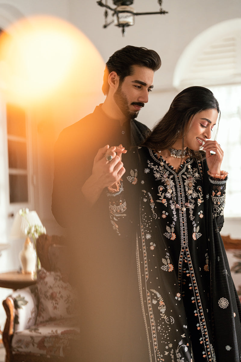 Qalamkar | Luxury Lawn Eid Edit | SB-03 Misha by Qalamkar - Designer Dress - Type: Ladies Clothes - Available at Libayah - 100% Original