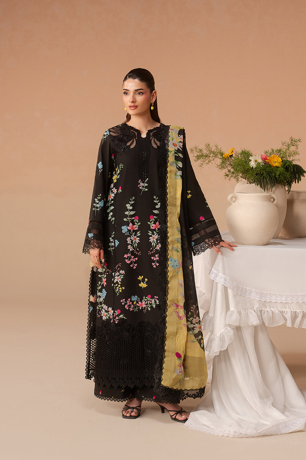Afrozeh | The Haze 26 | Evania Rust by Afrozeh - Designer Dress  - Type : Ladies Clothes - Available at Libayah - 100% Original 