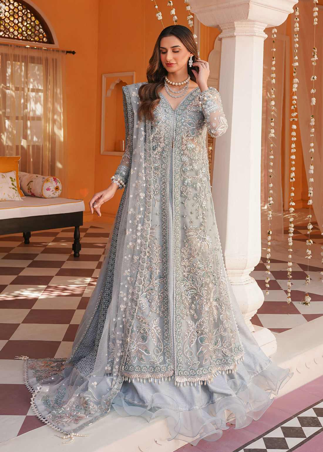 Mehak Yaqoob | Serene Wedding Formals | Frost by Mehak Yaqoob - Designer Dress - Type: Bridal - Available at Libayah - 100% Original