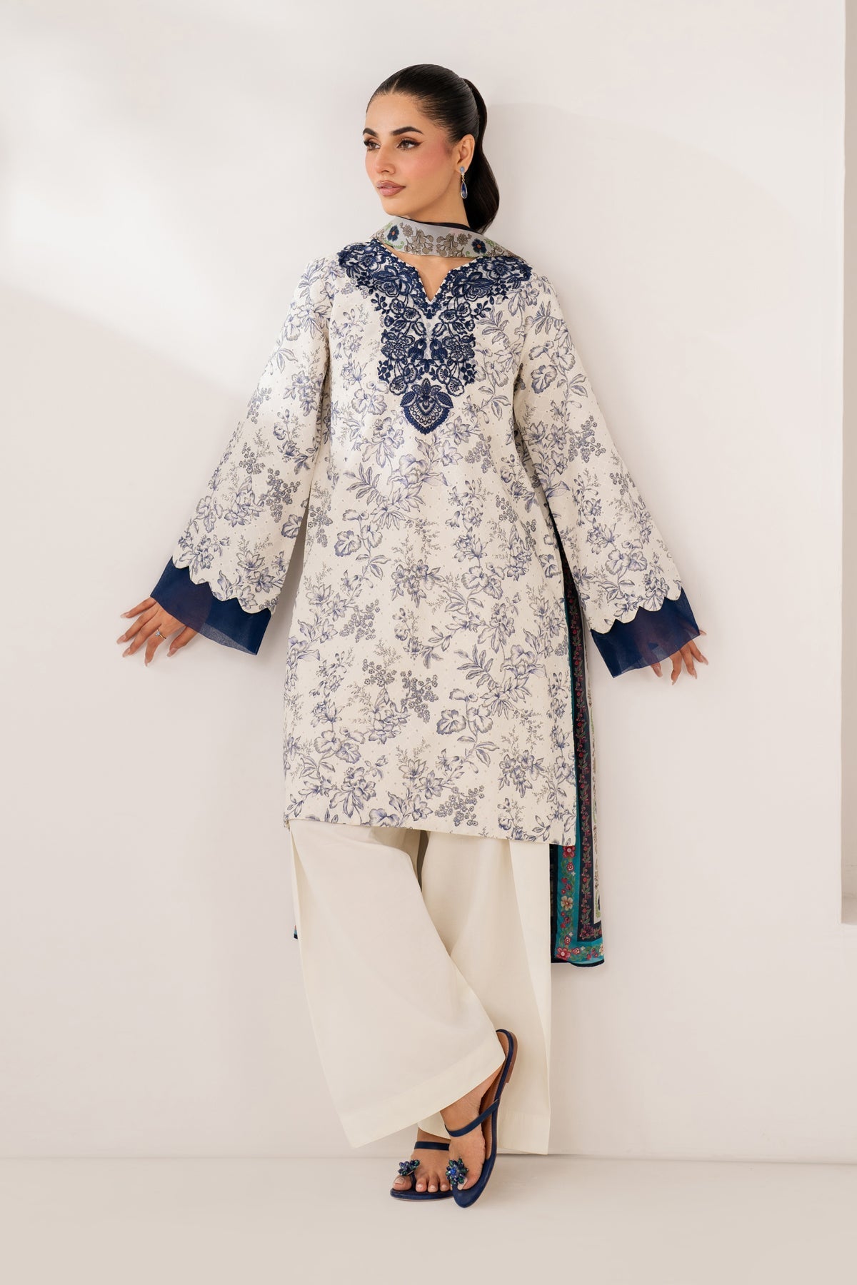 Afrozeh | Basic Pret 26 RTW | NACRE by Afrozeh - Designer Dress  - Type : Ladies Clothes - Available at Libayah - 100% Original 