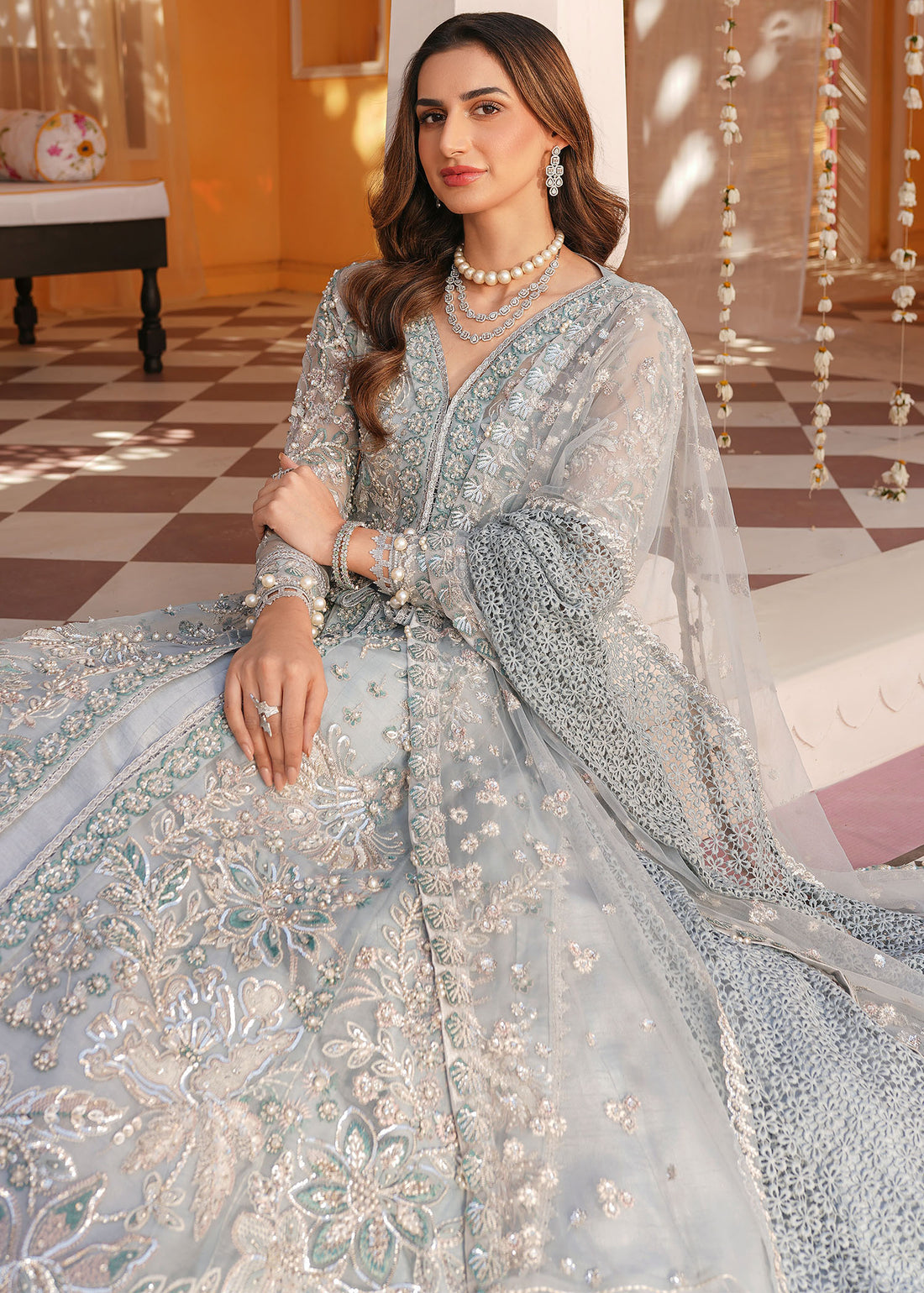 Mehak Yaqoob | Serene Wedding Formals | Frost by Mehak Yaqoob - Designer Dress - Type: Bridal - Available at Libayah - 100% Original
