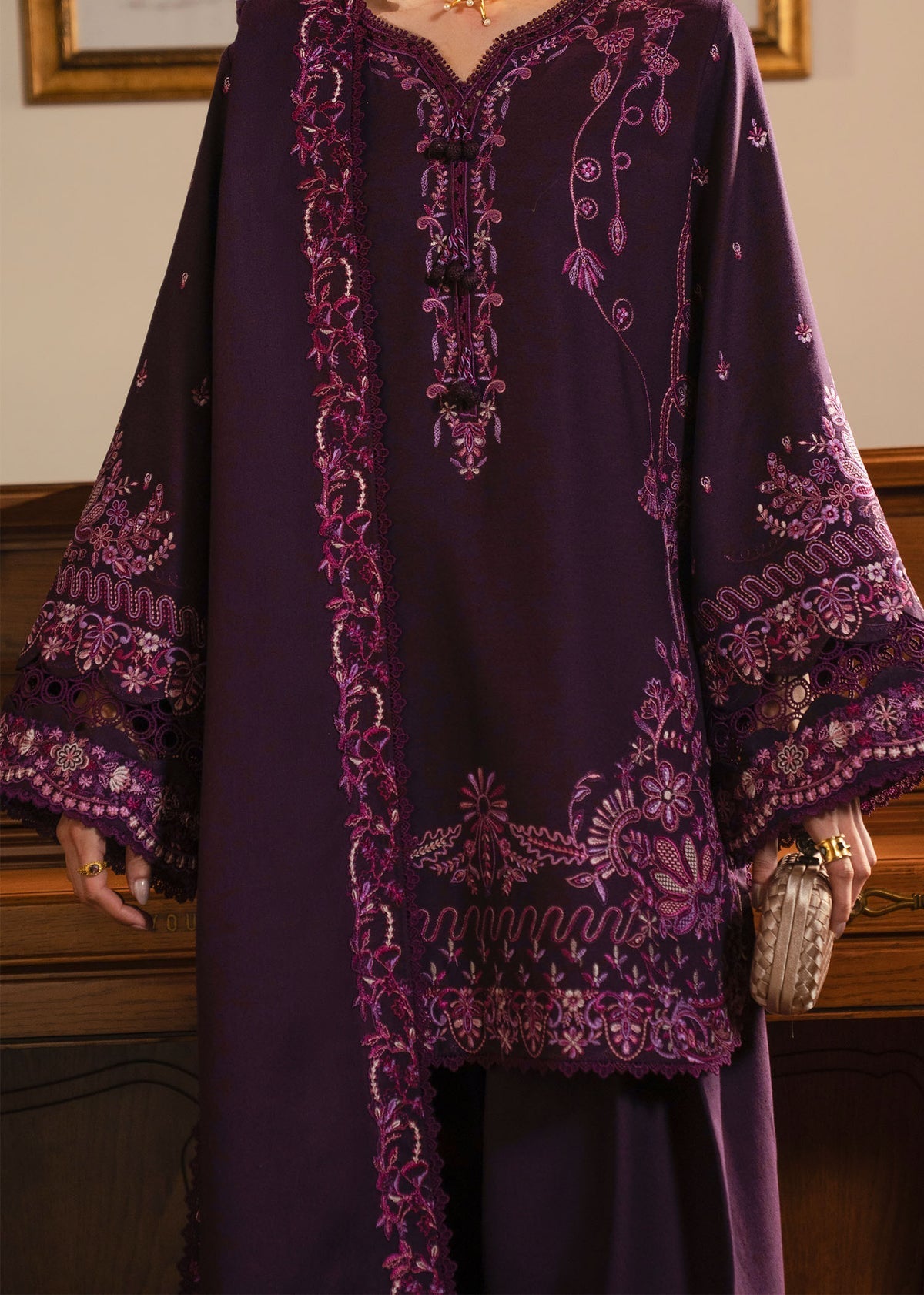 Kanwal Malik | Gulana Winter 25 | Roshanda by Kanwal Malik - Designer Dress  - Type : Ladies Clothes - Available at Libayah - 100% Original 